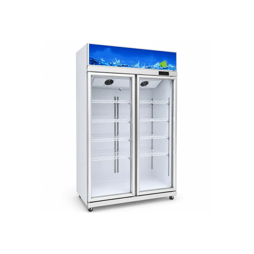 Commercial Double-door Display Cabinet