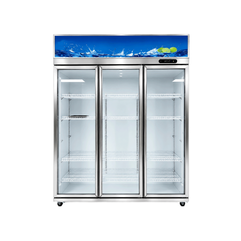 Three-Door Commercial Display Refrigerator