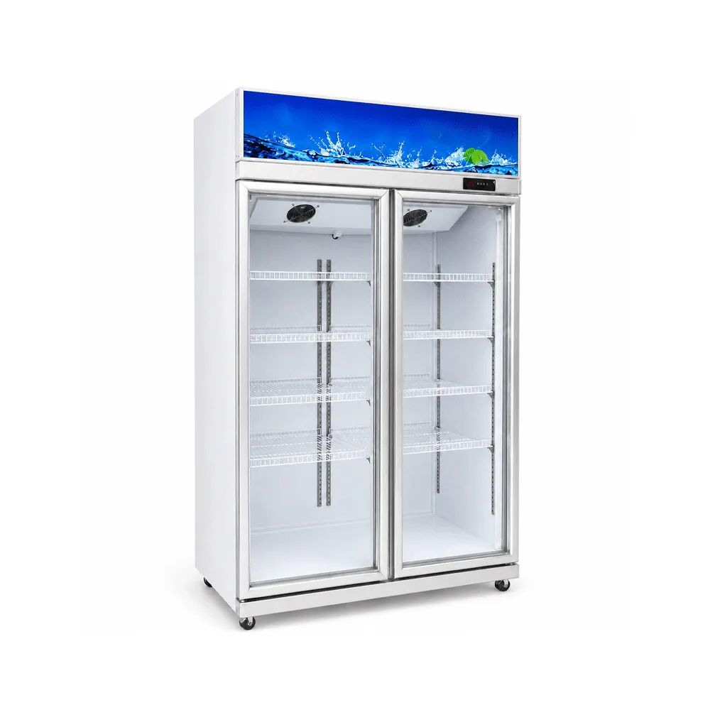 Commercial Double-door Display Cabinet