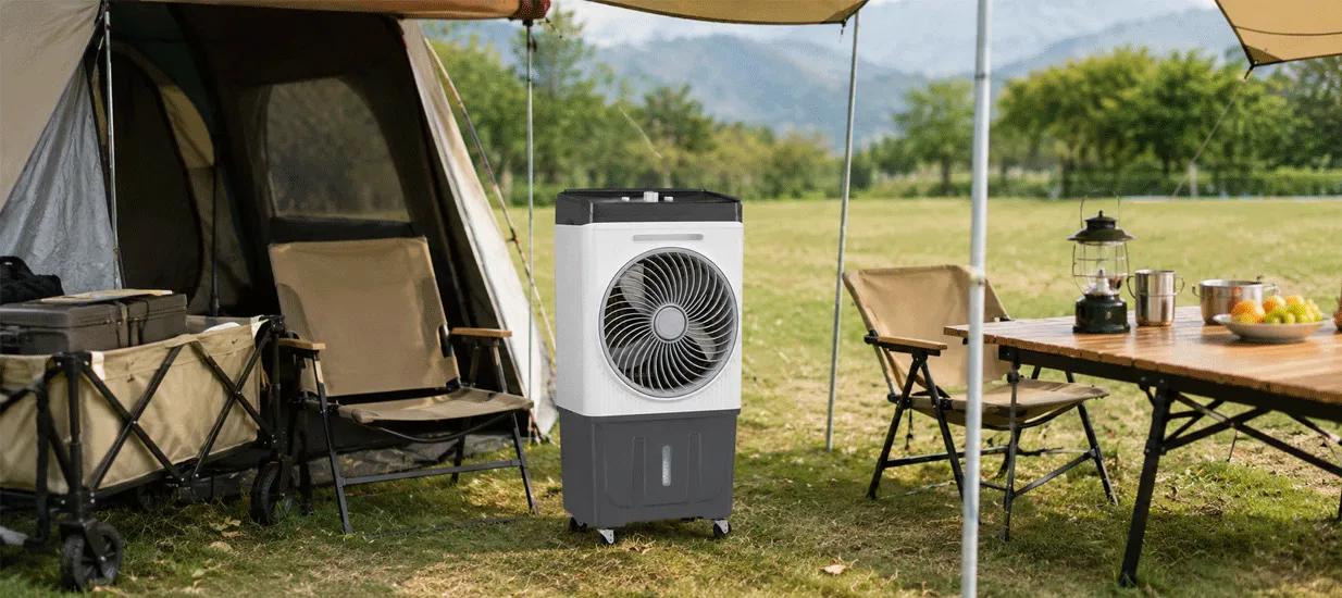 25L Small AC DC air cooler fan