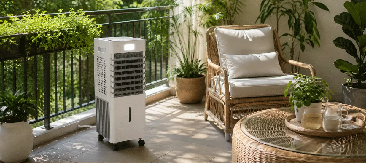 15L Small Rechargeable air cooler fan