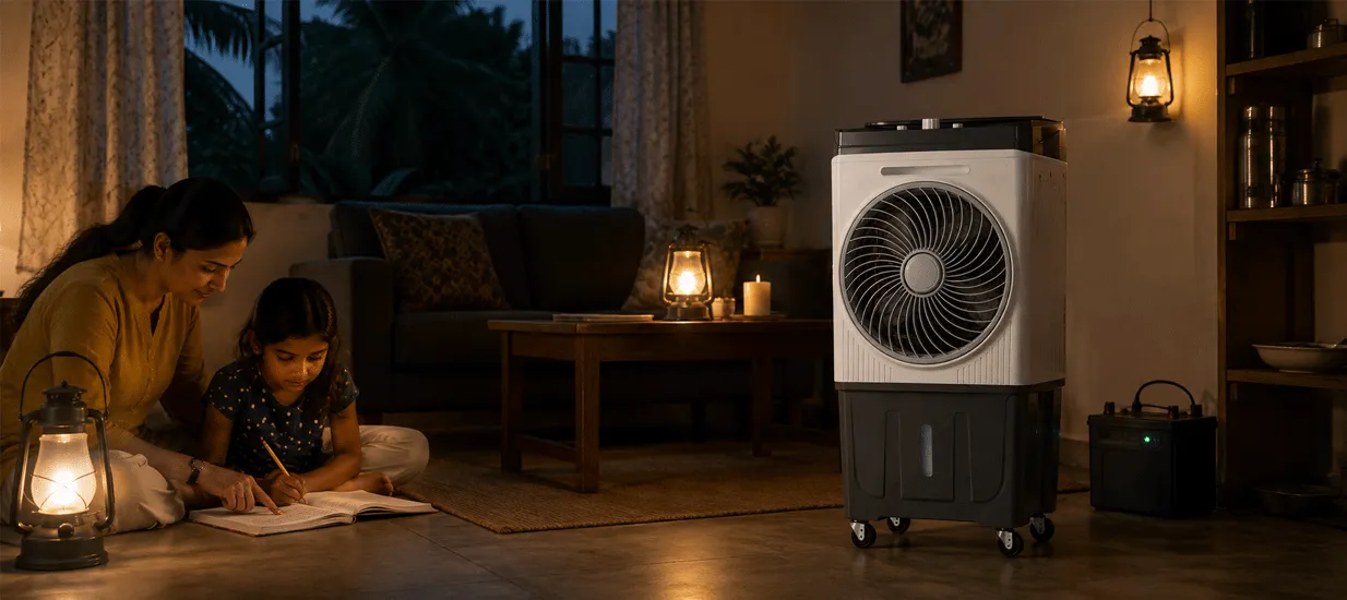 25L Small AC DC air cooler fan