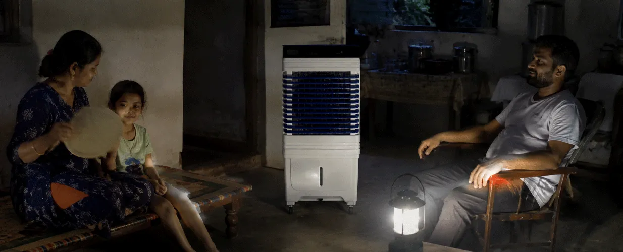 55L smart Rechargeable air cooler fan