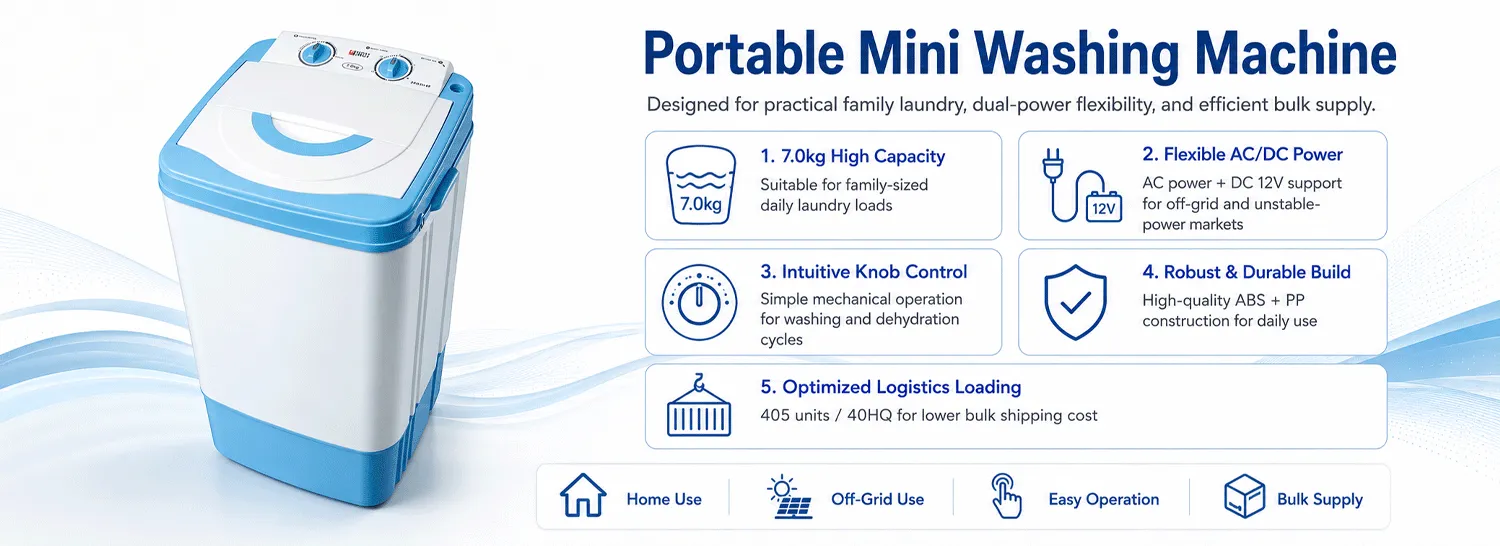 DC big capacity single tub washing machine