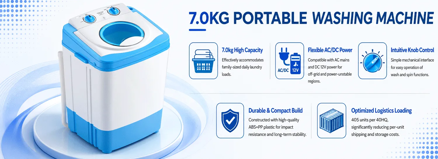 DC 12V single tub washing machine