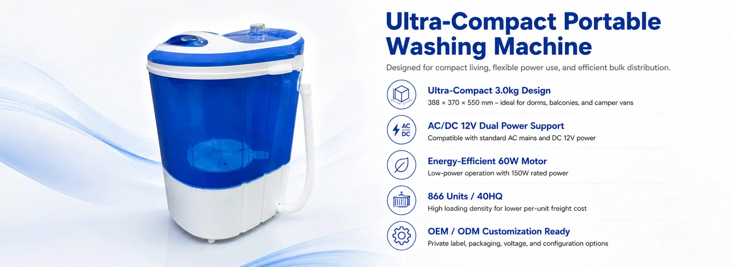 DC mini washing machine