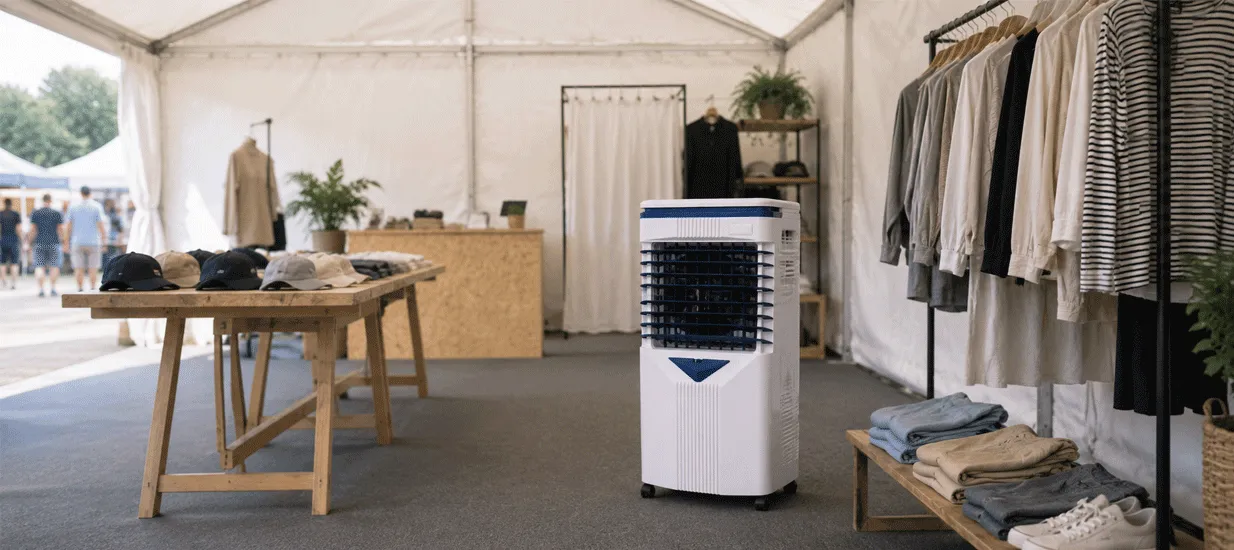 Remote control Rechargeable air cooler fan