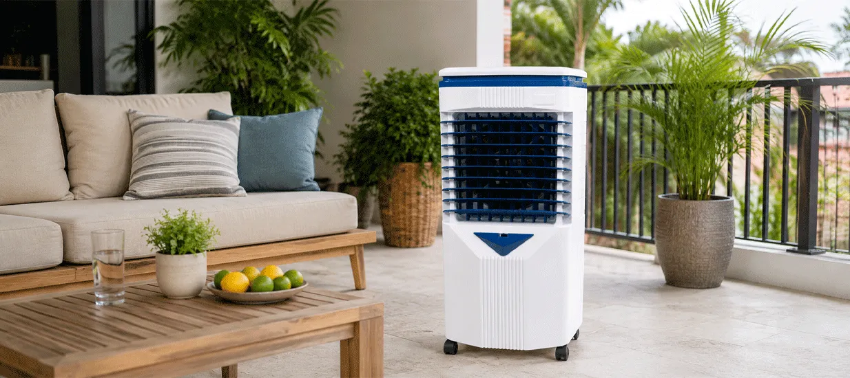 Remote control Rechargeable air cooler fan