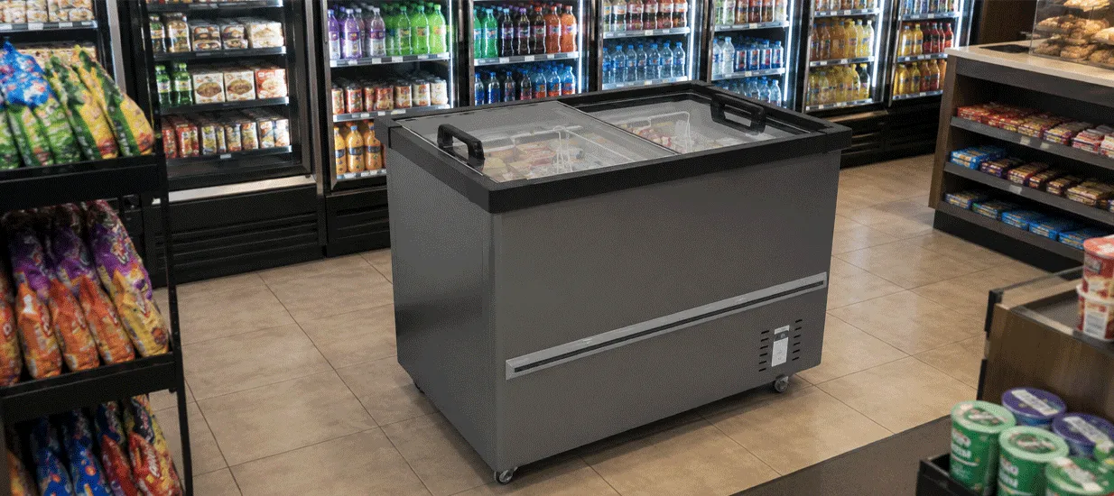Commercial Island Freezer