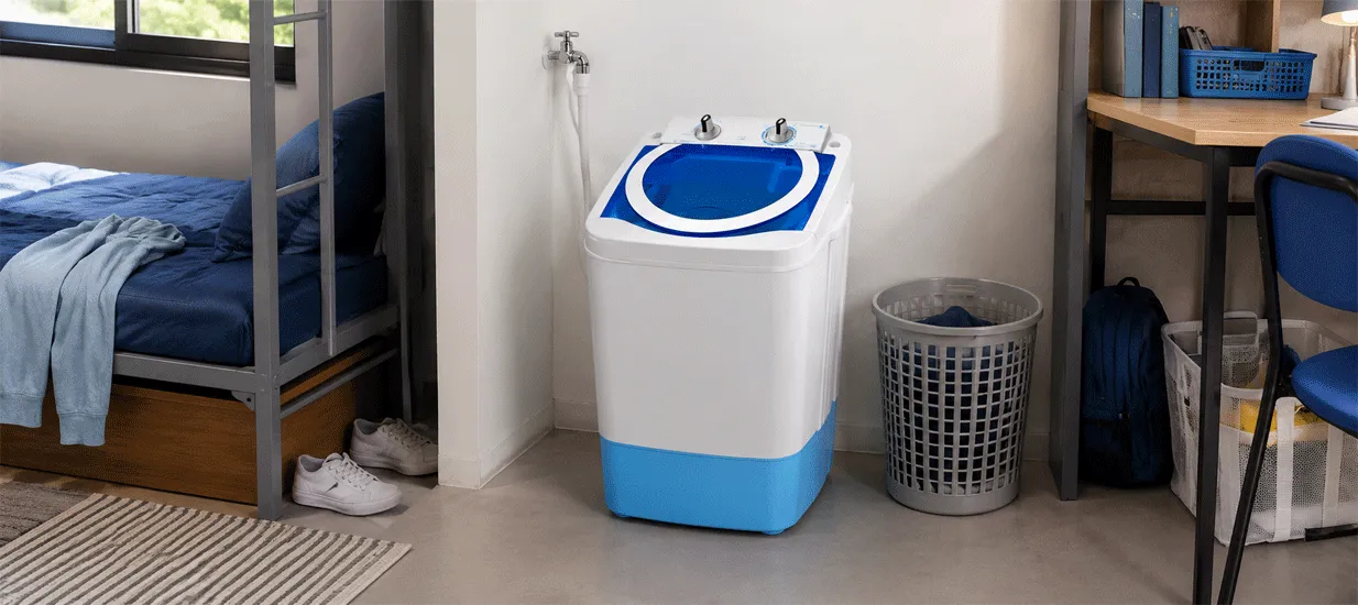 DC top loading single tub washing machine