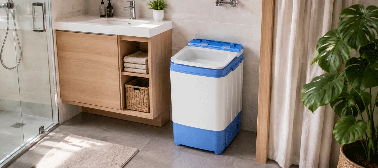 DC Travel Semi-Automatic Washing Machine