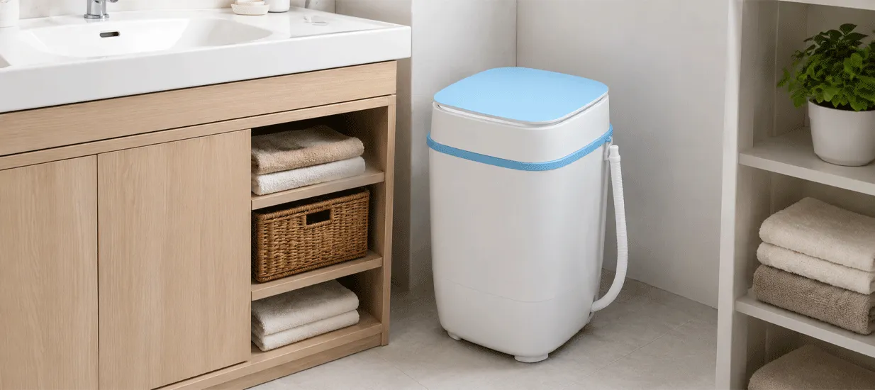 DC Mini Semi-Automatic Washing Machine