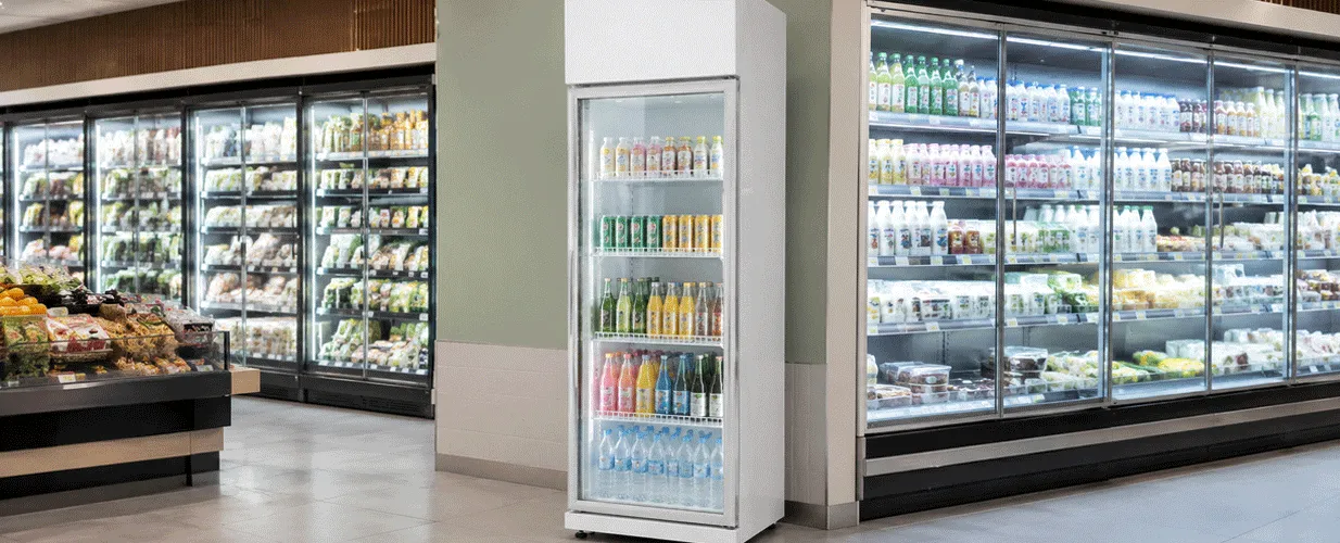 Commercial Single-Door Display Cabinet