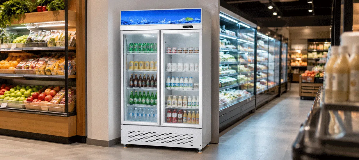 Double-Door Display Cabinet