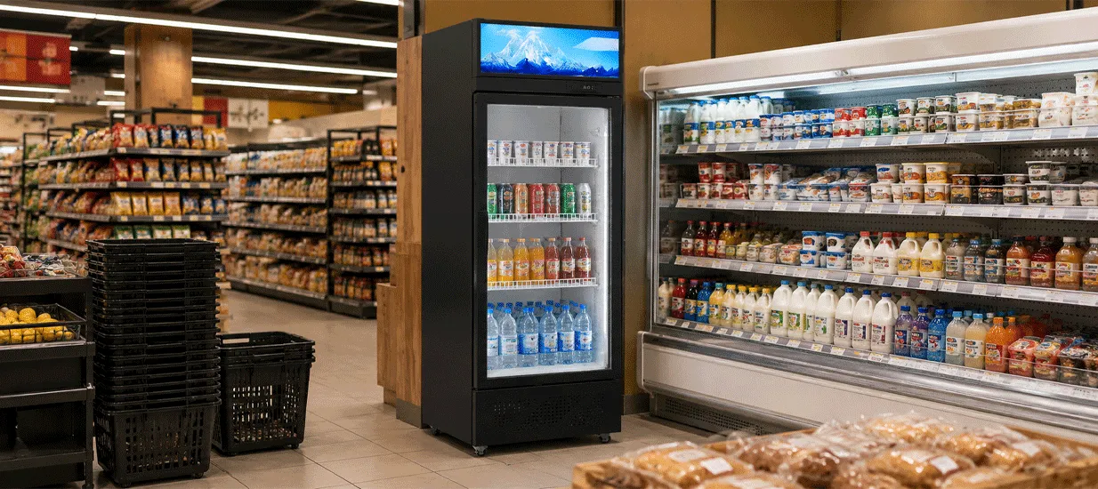 Single-Door Display Cabinet