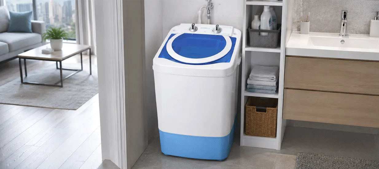 DC top loading single tub washing machine
