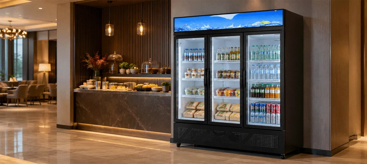 Three-Door Display Cabinet
