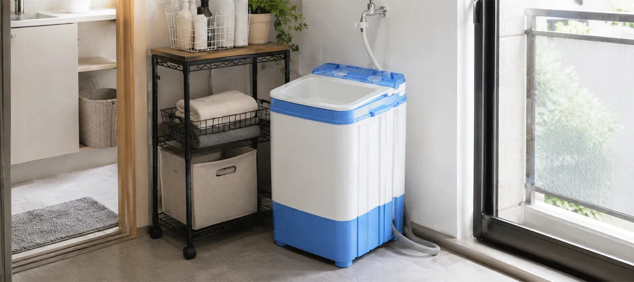 DC Travel Semi-Automatic Washing Machine