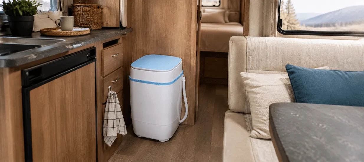 DC Mini Semi-Automatic Washing Machine