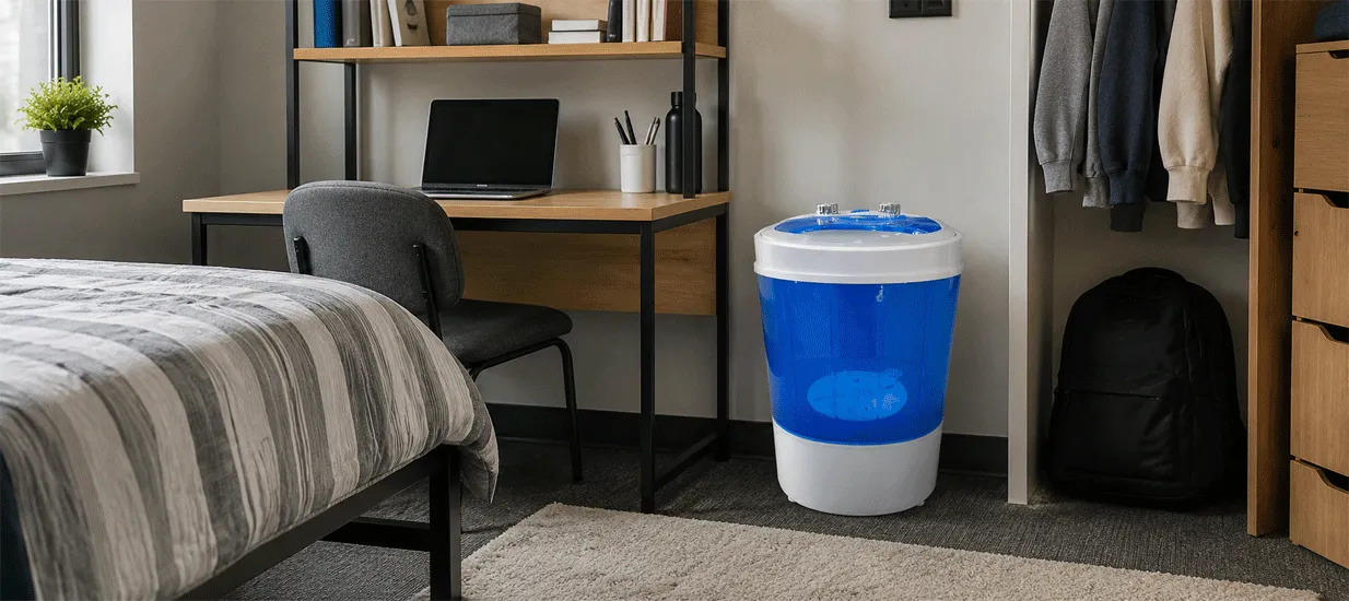 DC mini semi automatic washing machine
