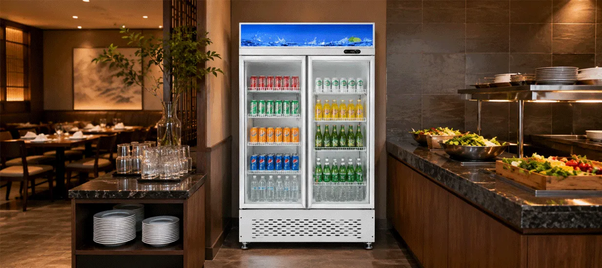 Double-Door Display Cabinet