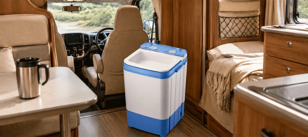 DC Travel Semi-Automatic Washing Machine
