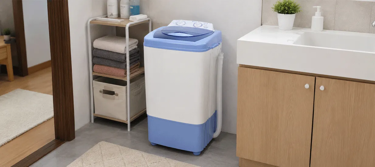 DC Glass Cover single tub washing machine
