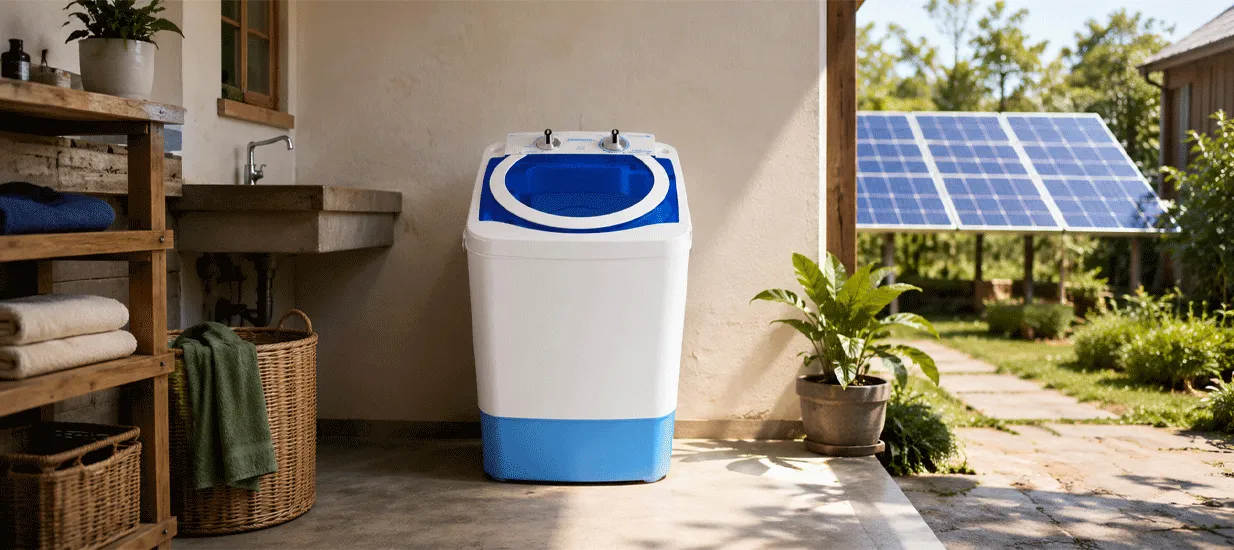 DC top loading single tub washing machine