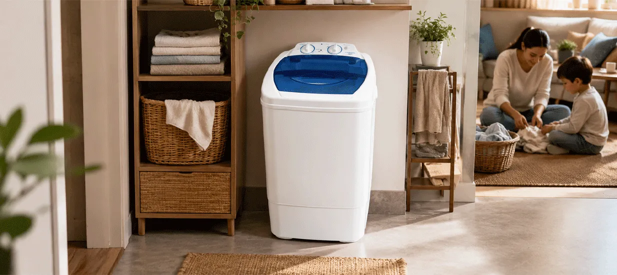 DC travel single tub washing machine