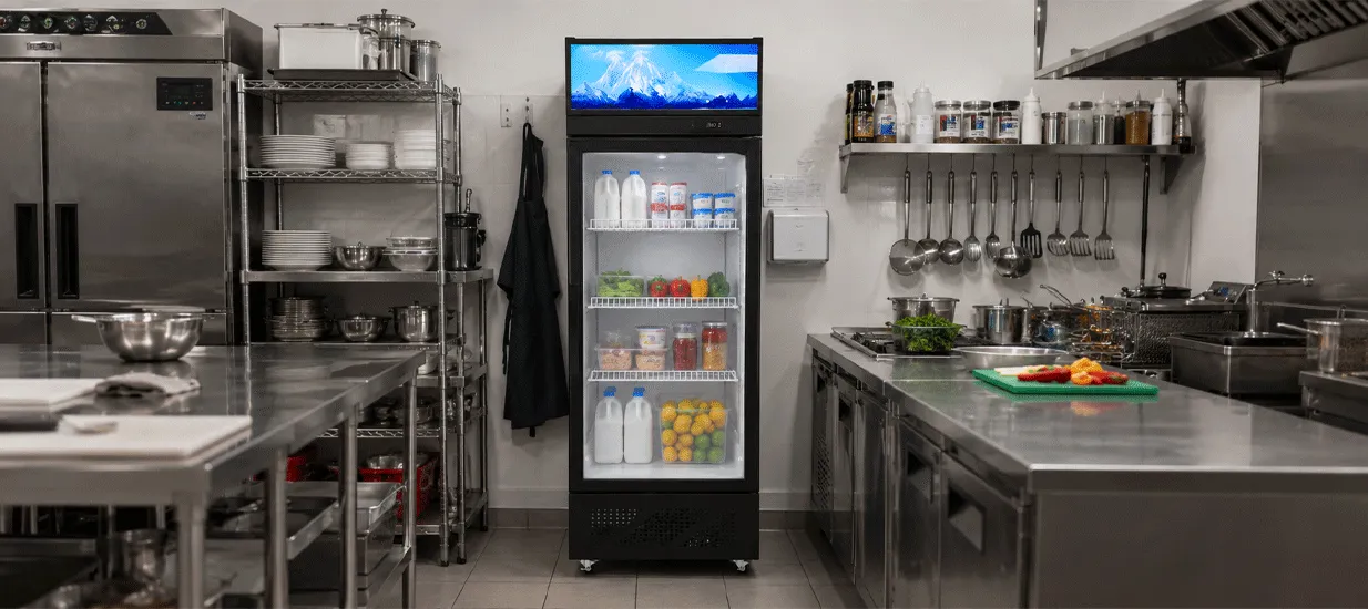 Single-Door Display Cabinet